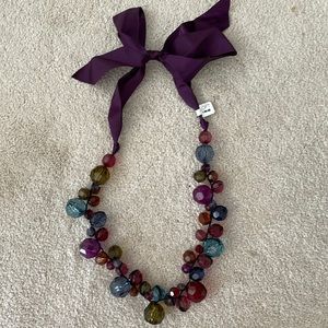 Loft costume beaded necklace